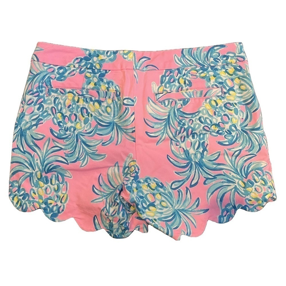 Lilly Pulitzer Women’s Buttercup Stretch Short Pelican Pink Beat the Heat Size 4 - Picture 2 of 4